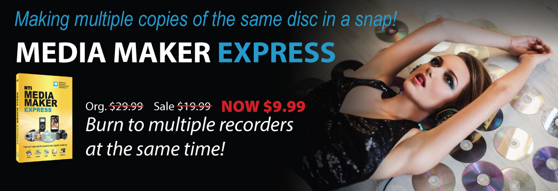 NTI Media Maker Express - An easy-to-use, yet powerful suite of digital media applications.